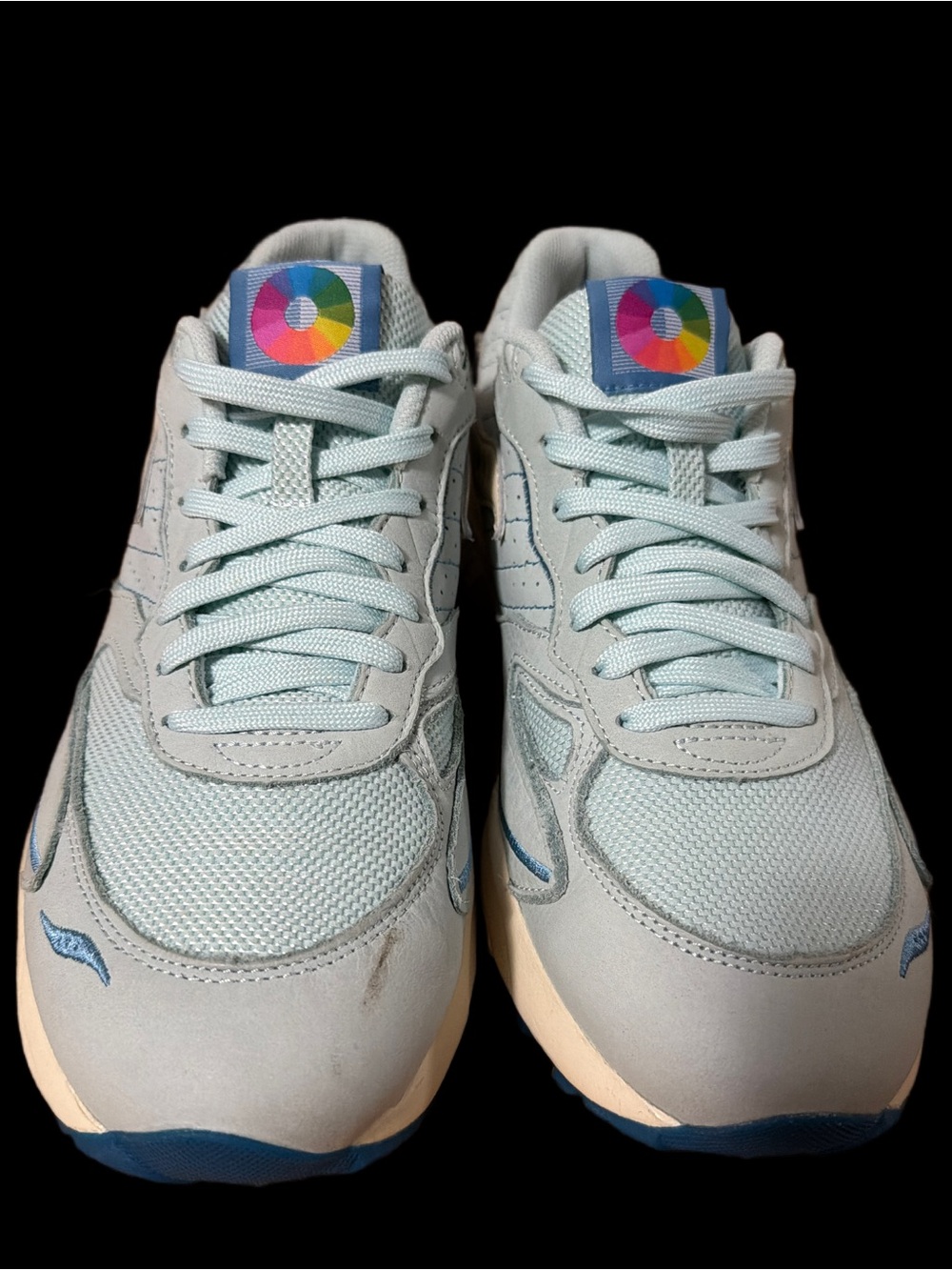 Saucony 3D GRID HURRICANE “Chromatic Pack” Light blue/White Men’s 10.5 NEW - Picture 4 of 13
